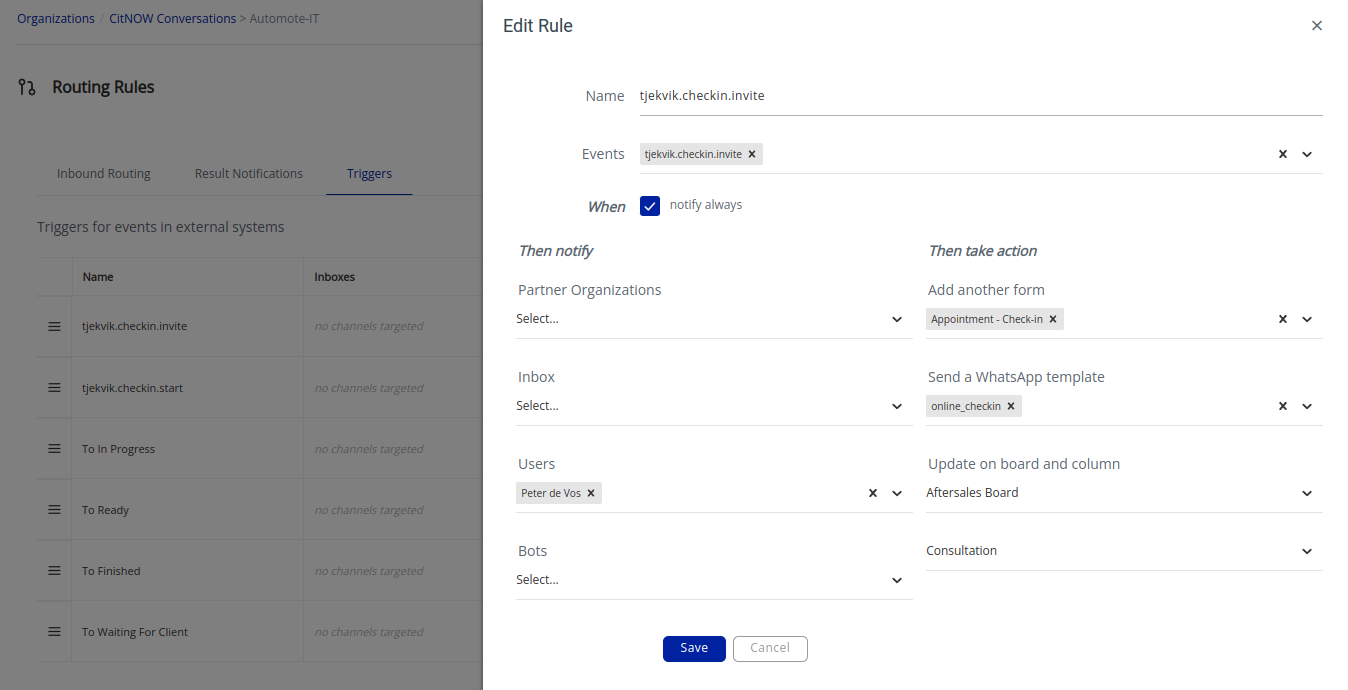 checkin-routing-rule